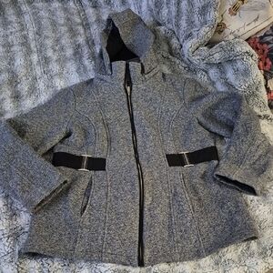 Liz Claiborne 🖤 Women's Gray Utility Jacket (663)